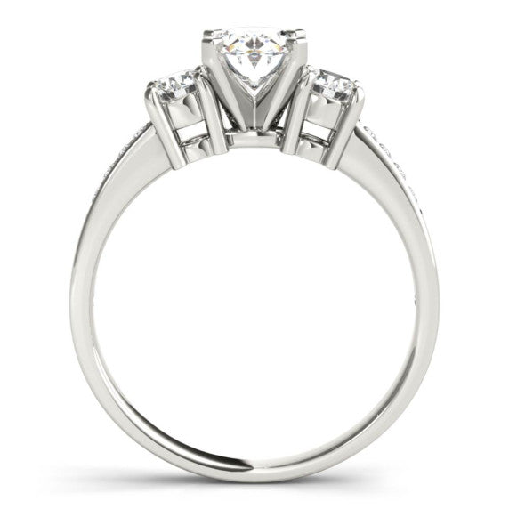 Denmark Oval Lab-Grown Diamond Ring - Detail View