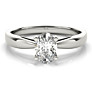 Aria Oval Lab-Grown Diamond Ring - View 2