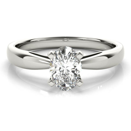 Aria Oval Lab-Grown Diamond Ring - Main View - Vowmira lab-grown diamond jewelry