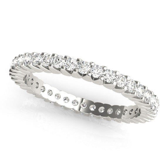 2.2mm Fauna Eternity Stackable Lab-Grown Diamond Band - Main View - Vowmira lab-grown diamond jewelry
