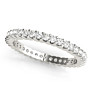 2.2mm Fauna Eternity Stackable Lab-Grown Diamond Band - View 2 - Vowmira lab-grown diamond jewelry