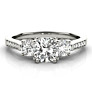 Lisbon Cushion Cut Lab-Grown Diamond Ring - View 2 - Vowmira lab-grown diamond jewelry
