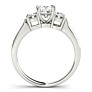 Lisbon Cushion Cut Lab-Grown Diamond Ring - Side View - Vowmira lab-grown diamond jewelry