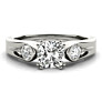 Dublin Lab-Grown Diamond Ring - Side View - Vowmira lab-grown diamond jewelry