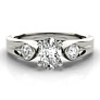 Dublin Lab-Grown Diamond Ring - Side View - Vowmira lab-grown diamond jewelry