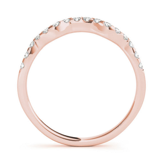 Infinity Lab-Grown Diamond Band - Detail View - Vowmira lab-grown diamond jewelry