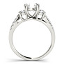 Cleopatra Three-Stone Lab-Grown Diamond Ring - View 2 - Vowmira lab-grown diamond jewelry