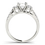 Cleopatra Emerald Cut Lab-Grown Diamond Ring - View 2