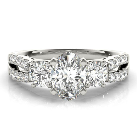 Cleopatra Oval Lab-Grown Diamond Ring - Main View