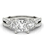 Cleopatra Princess Cut Lab-Grown Diamond Ring - View 2 - Vowmira lab-grown diamond jewelry