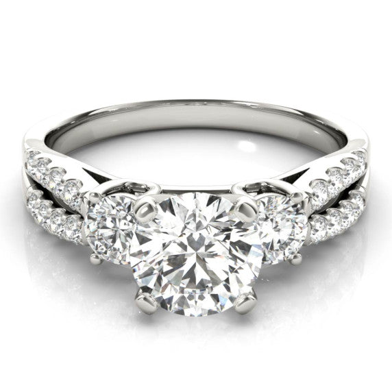 Cleopatra Cushion Cut Lab-Grown Diamond Ring - Main View - Vowmira lab-grown diamond jewelry