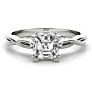 Private Garden Asscher Cut Lab-Grown Diamond Ring - View 2 - Vowmira lab-grown diamond jewelry