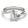 Opera Emerald Cut Lab-Grown Diamond Ring - View 2 - Vowmira lab-grown diamond jewelry