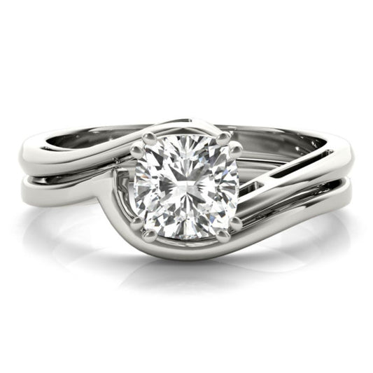Opera Lab-Grown Diamond Bridal Set - Main View - Vowmira lab-grown diamond jewelry
