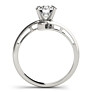 Opera Heart Cut Lab-Grown Diamond Ring - Side View - Vowmira lab-grown diamond jewelry
