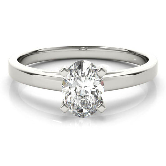 Classica Oval Lab-Grown Diamond Ring - Main View - Vowmira lab-grown diamond jewelry