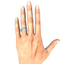 Crescendo Lab-Grown Diamond Ring - Side View