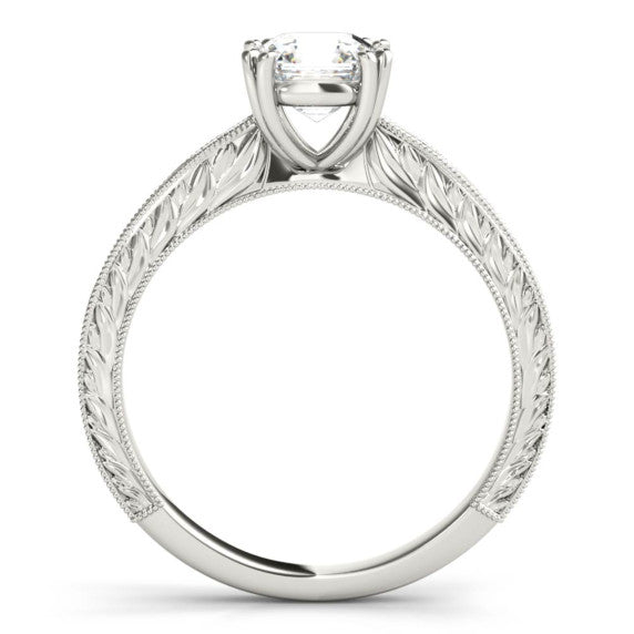 Natura Solitaire Lab-Grown Diamond Ring - Detail View