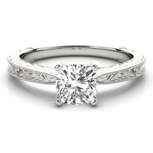Natura Cushion Cut Lab-Grown Diamond Ring - Main View - Vowmira lab-grown diamond jewelry