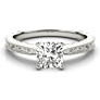 Natura Cushion Cut Lab-Grown Diamond Ring - View 2 - Vowmira lab-grown diamond jewelry