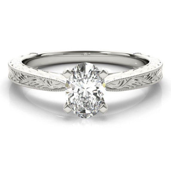 Natura Oval Lab-Grown Diamond Ring - Main View