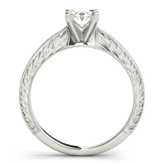 Natura Oval Lab-Grown Diamond Ring - Detail View - Vowmira lab-grown diamond jewelry