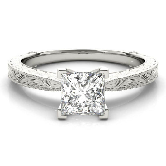 Natura Princess Cut Lab-Grown Diamond Ring - Main View - Vowmira lab-grown diamond jewelry
