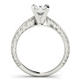 Natura Princess Cut Lab-Grown Diamond Ring - Side View
