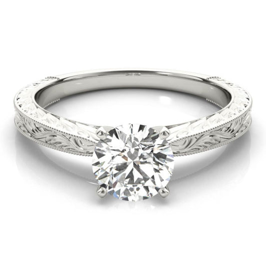 Natura Emerald Cut Lab-Grown Diamond Ring - Main View - Vowmira lab-grown diamond jewelry