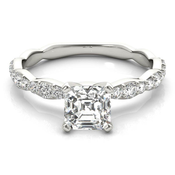 Barcelona Lab-Grown Diamond Ring - Main View - Vowmira lab-grown diamond jewelry