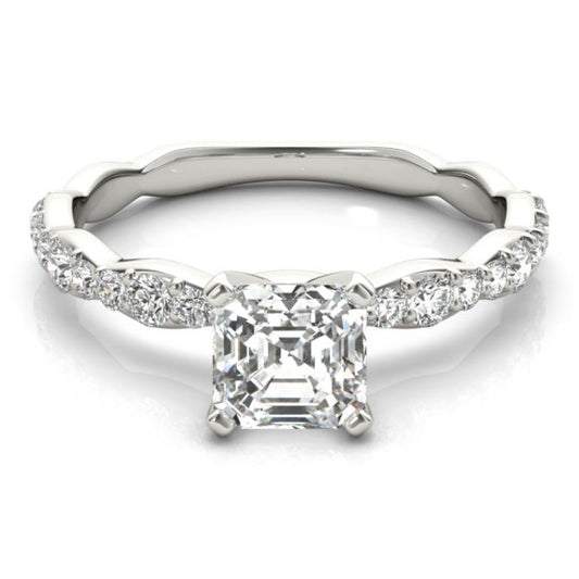 Barcelona Lab-Grown Diamond Ring - Main View - Vowmira lab-grown diamond jewelry