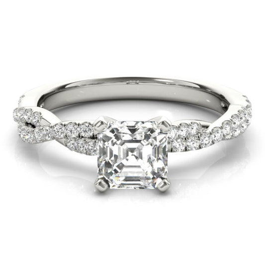 Eugenie Lab-Grown Diamond Ring - Main View - Vowmira lab-grown diamond jewelry