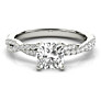 Eugenie Cushion Cut Lab-Grown Diamond Ring - Side View