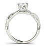 Eugenie Cushion Cut Lab-Grown Diamond Ring - View 2 - Vowmira lab-grown diamond jewelry