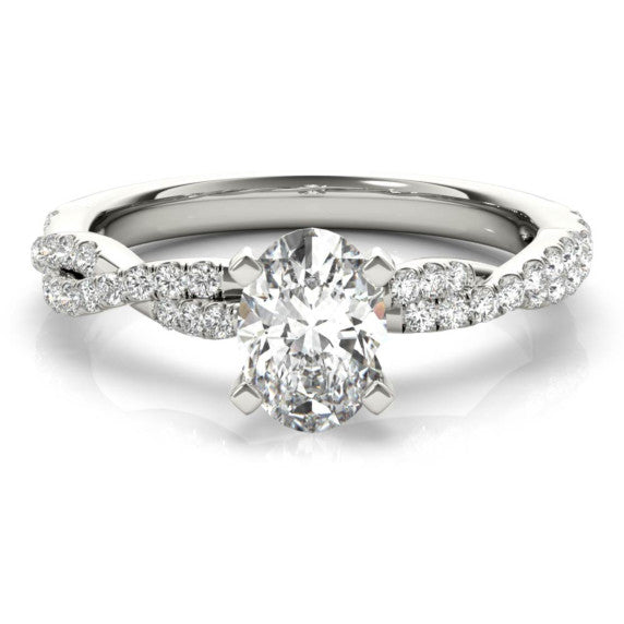 Eugenie Oval Lab-Grown Diamond Ring - Main View
