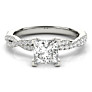 Eugenie Princess Cut Lab-Grown Diamond Ring - Side View