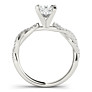 Eugenie Princess Cut Lab-Grown Diamond Ring - View 2