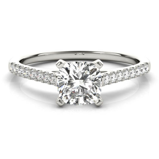 Paris Cushion Cut Lab-Grown Diamond Ring - Main View - Vowmira lab-grown diamond jewelry