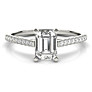Paris Emerald Cut Lab-Grown Diamond Ring - Side View