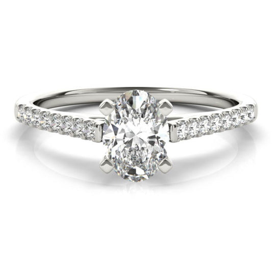 Paris Oval Lab-Grown Diamond Ring - Main View - Vowmira lab-grown diamond jewelry