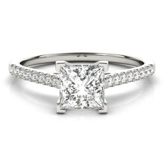 Paris Princess Cut Lab-Grown Diamond Ring - Main View - Vowmira lab-grown diamond jewelry