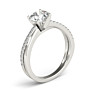 Astraea Lab-Grown Diamond Ring - Side View - Vowmira lab-grown diamond jewelry