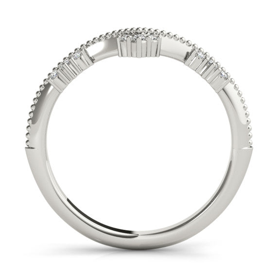 Annette Lab-Grown Diamond Band - Detail View - Vowmira lab-grown diamond jewelry