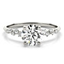Abigail Lab-Grown Diamond Ring - Side View - Vowmira lab-grown diamond jewelry
