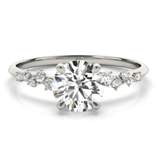 Abigail Lab-Grown Diamond Ring - Main View - Vowmira lab-grown diamond jewelry