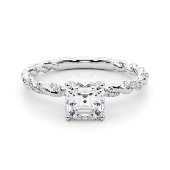 Jasmina Lab-Grown Diamond Ring - Main View - Vowmira lab-grown diamond jewelry