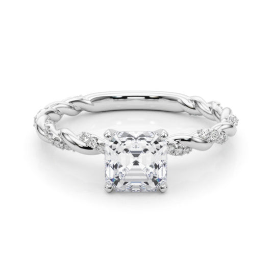 Jasmina Lab-Grown Diamond Ring - Main View - Vowmira lab-grown diamond jewelry
