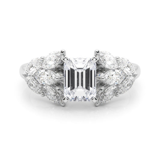 Jasper Lab-Grown Diamond Ring - Main View - Vowmira lab-grown diamond jewelry