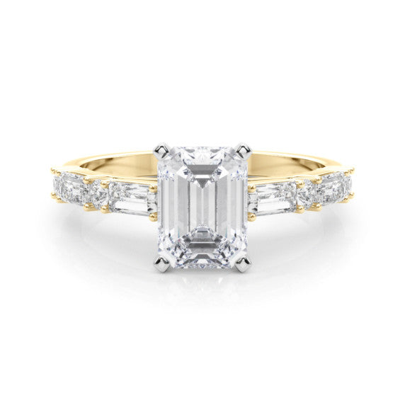 Clarence Lab-Grown Diamond Ring - Main View - Vowmira lab-grown diamond jewelry