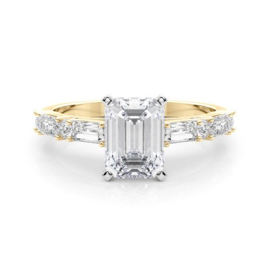 Clarence Lab-Grown Diamond Ring - Main View - Vowmira lab-grown diamond jewelry